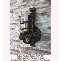 Wrought iron sconces for lighting. Sconces Rustic Forge. purchase. gifts.