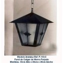 Wrought iron lanterns for lighting. Rustic Lantern Forge. F-110 / C