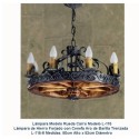 Rustic wrought iron lamps. Handmade. buy sell. london