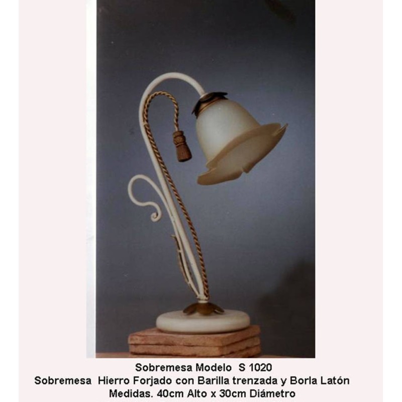 Lampade da tavolo lampada in ferro battuto. Forgiatura, S1020 desktop. camera da letto