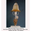 Lampade da tavolo lampada in ferro battuto. Forgiatura, fucinatura rustico desktop desktop. S 76-1