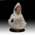 Porcelain figurines. Faller Bust Large blanket with stand, limited edition
