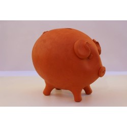 Rote Handwerker Sparschwein Piggy. grobe. kaufen berlin