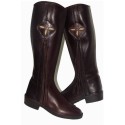 Cowboy boots with footrope. in leather. Classic. handmade. vintage design. buy. exclusivity