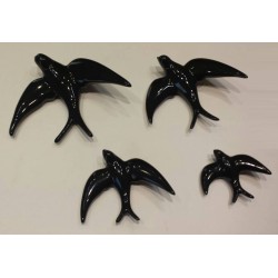 swallows handmade, black ceramic. buy. london