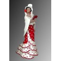 Figuras de porcelana. bailarina. mantilla y castañuelas. flamenco. serie limitada. sevilla
