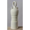 Earthenware bottle jug. handmade. london